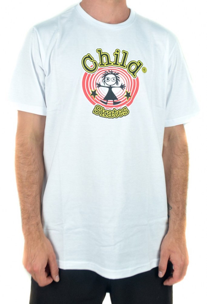 CAMISETA CHILD SKATES 3 COLORS - BRANCA